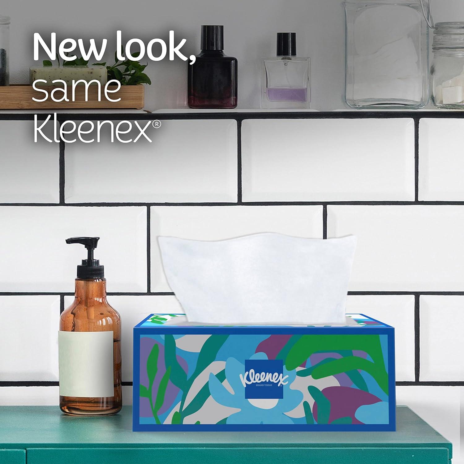 image:imageKleenex Trusted Care Facial Tissues 4 Cube Boxes 70 Tissues per Box 2Ply 280 Total Packaging May VaryWhite