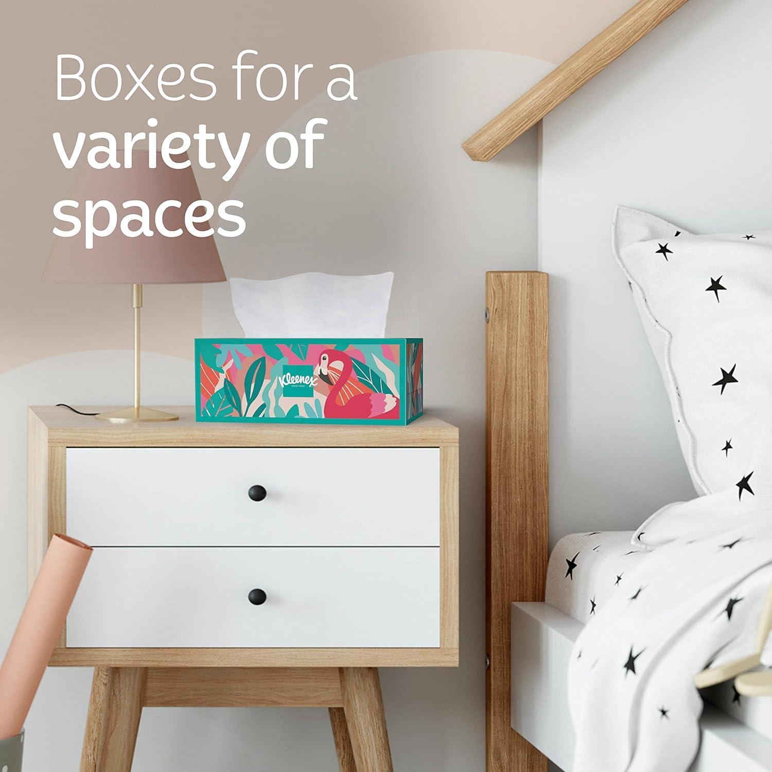 image:imageKleenex Trusted Care Facial Tissues 4 Cube Boxes 70 Tissues per Box 2Ply 280 Total Packaging May VaryWhite