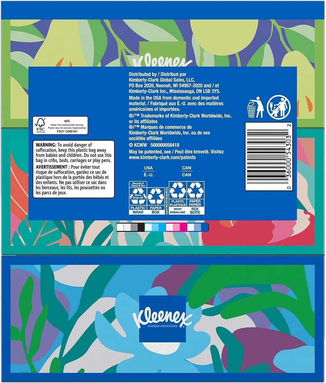 image:imageKleenex Trusted Care Facial Tissues 4 Cube Boxes 70 Tissues per Box 2Ply 280 Total Packaging May VaryWhite