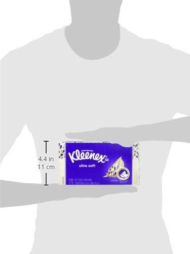 image:imageKleenex Ultra Soft Facial Tissues 18 Flat Boxes 120 Tissues per Box 3Ply 2160 Total Packaging May VaryWhite