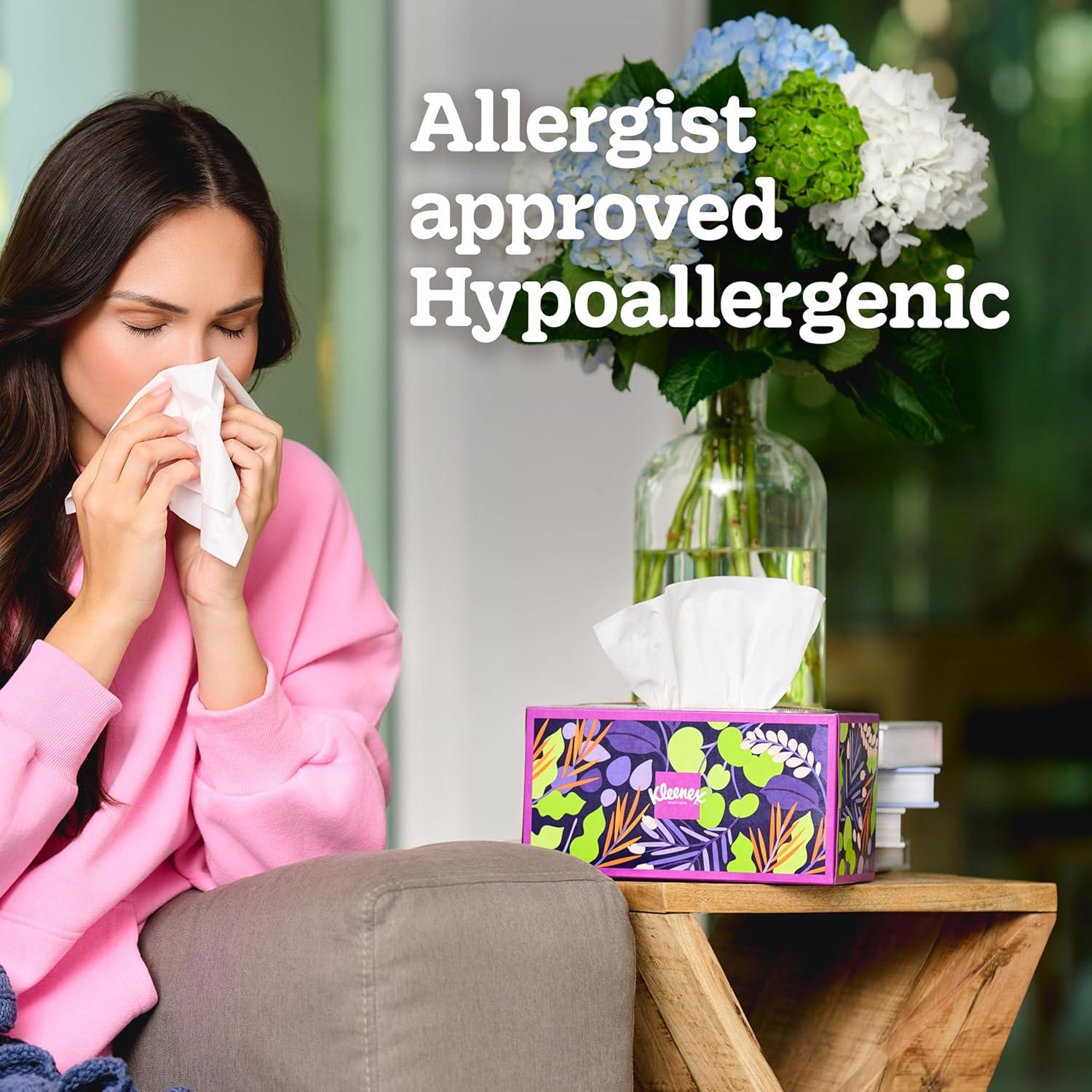 image:imageKleenex Ultra Soft Facial Tissues 18 Flat Boxes 120 Tissues per Box 3Ply 2160 Total Packaging May VaryWhite