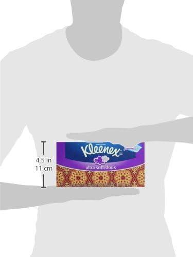 image:imageKleenex Ultra Soft Facial Tissues 18 Flat Boxes 120 Tissues per Box 3Ply 2160 Total Packaging May VaryWhite