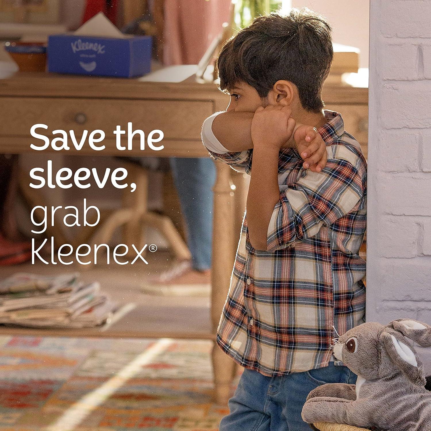image:imageKleenex Ultra Soft Facial Tissues 8 Cube Boxes 80 Tissues per Box 3Ply Packaging May VaryWhite