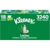 image:imageKleenex Lotion Facial Tissues with Coconut Oil 18 Flat Boxes 180 Tissues Per Box 3Ply