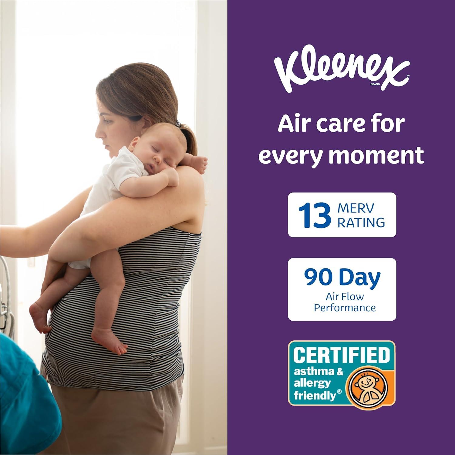 image:imageKleenex Elite Allergen Air Filter 16x25x1 Inches 13 MERV RATING 2Pack16x20x1