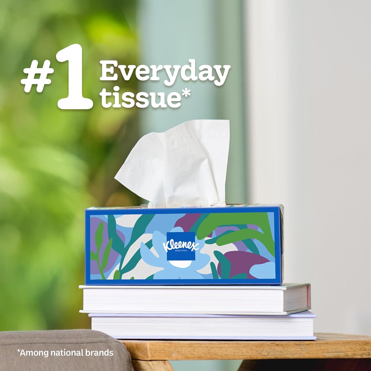image:imageKleenex Trusted Care Facial Tissues 8 Flat Boxes 200 Tissues per Box 2Ply Packaging May VaryWhite