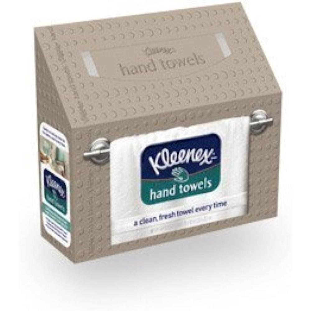 image:imageKleenex Disposable Paper Hand Towels 6 Boxes 60 Tissues per Box 360 Total Tissues Packaging May Varywhite
